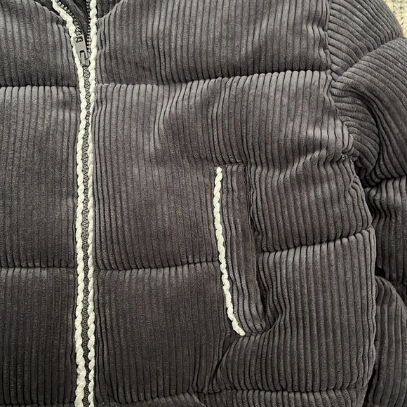 7 for All Mankind Corduroy Puffer Jacket - Picture 3 of 8